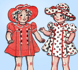 1930s Vintage 22" Sample Doll Clothes Uncut 1937 McCall Sewing Pattern ORIG