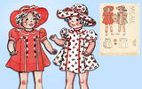 1930s Vintage 22" Sample Doll Clothes Uncut 1937 McCall Sewing Pattern ORIG