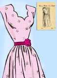 Marian Martin 9196: 1940s Uncut Misses Spring Dress 32 B Vintage Sewing Pattern - Vintage4me2