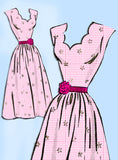 Marian Martin 9196: 1940s Uncut Misses Spring Dress 32 B Vintage Sewing Pattern - Vintage4me2