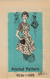 Marian Martin 9226: 1950s Misses Flared Heart Apron Sz SM Vintage Sewing Pattern