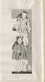 Marian Martin 9274: 1950s Toddler Girls Dress & Cape Sz 4 Vintage Sewing Pattern