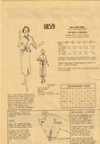 1950s Vintage Modes Royale Sewing Pattern 1059 Uncut Misses 2 Piece Dress Sz 14