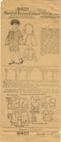 1920s Original Vintage Pictorial Review Sewing Pattern 9401 Little Boys Suit Sz7