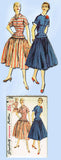 1950s Vintage Simplicity Sewing Pattern 1040 Misses' Dress Size 16 Uncut!