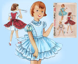 Simplicity 1399: 1950s Sweet Baby Girls Party Dress Sz 2 Vintage Sewing Pattern