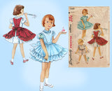 Simplicity 1399: 1950s Sweet Baby Girls Party Dress Sz 3 Vintage Sewing Pattern