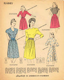 Simplicity 1549: 1940s Uncut Misses Dress Sz 38 Bust Vintage Sewing Pattern