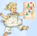 1950s Vintage Simplicity Sewing Pattern 1779 22 In Sweet Sue Doll Clothes