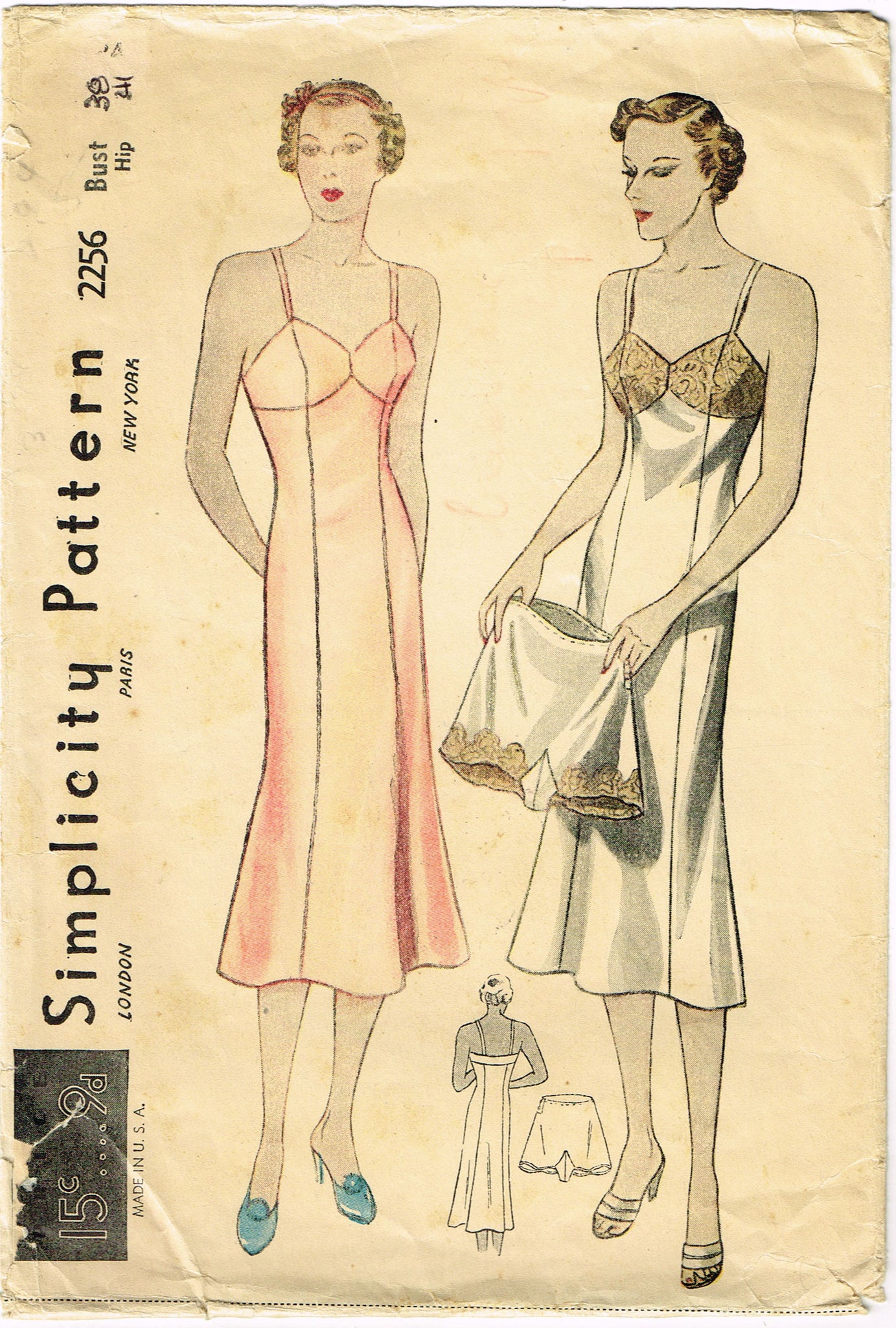 Ezi-sew 105 vintage ladies super uplift bra pattern sewing pattern – the vintage  pattern market