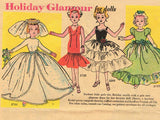 1950s Vintage Simplicity Sewing Pattern 2293 21" High Heel Revlon Doll Clothes