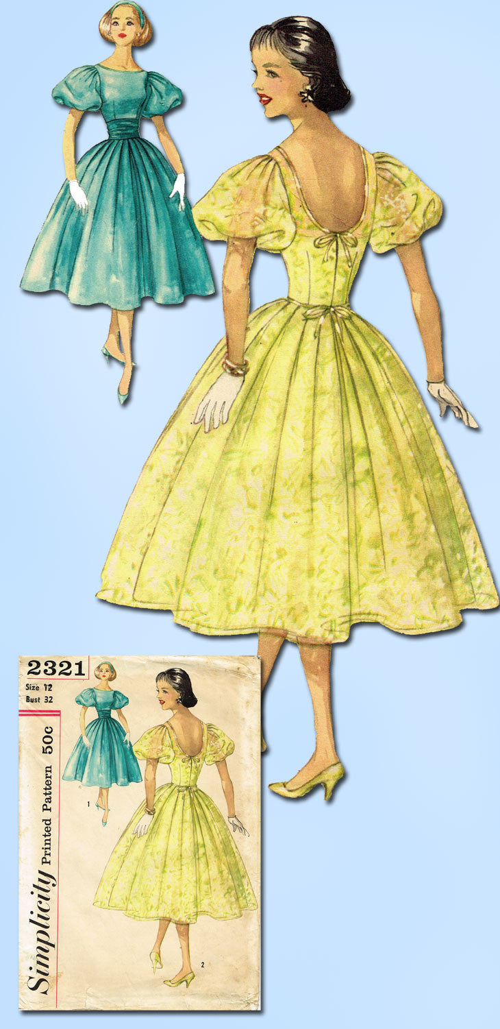 Vintage Style Prom Dresses Patterns