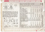 Simplicity 2918: 1950s Easy Misses Shirtwaist Dress 38 B Vintage Sewing Pattern