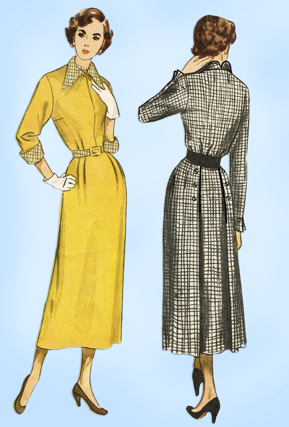 Simplicity 2949: 1940s Stylish Women's Coat Size 32 Bust Vintage