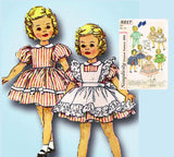 1950s Vintage Simplicity Sewing Pattern 3217 15 Inch Shirley Temple Doll Clothes