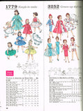 Simplicity 3252: 1950s Cute 14in Miss Revlon Doll Clothes Set Vintage Sewing Pattern