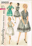 1960s Vintage Simplicity Sewing Pattern 3923 Misses Shirtwaist Dress Size 33 B