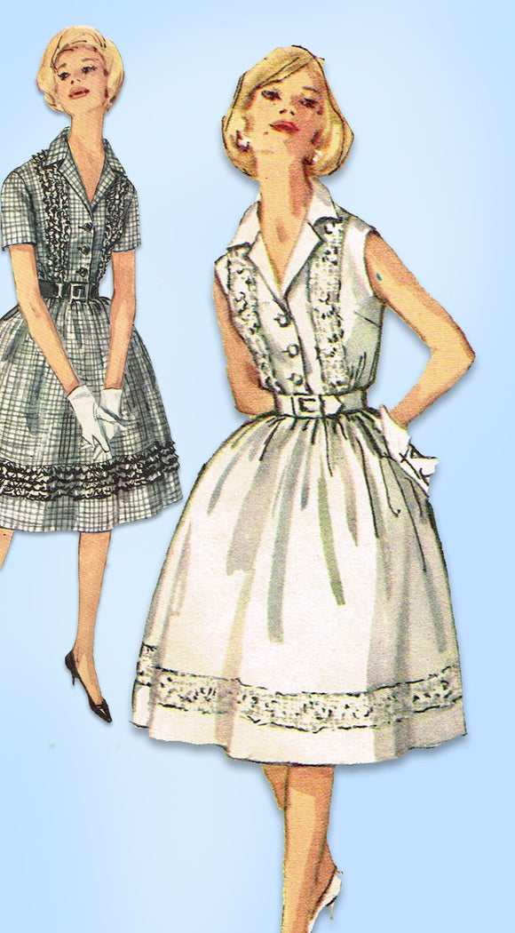1960s Simplicity 3613 Vintage Sewing Pattern Girls Shirtwaist Blouse, Shirt  Size 10 -  Canada