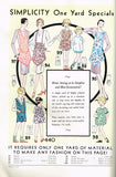 1920s Vintage Simplicity Sewing Pattern 440 FF Baby Girls Bloomer Dress Sz 1 1/2 - Vintage4me2