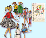 1960s Vintage Simplicity Sewing Pattern 4700 Classic Barbie Doll Clothes Set vintage4me2