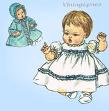 1960s Vintage Simplicity Sewing Pattern 4723 Sweet 16in Tiny Talker Doll Clothes