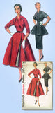 1950s Vintage Simplicity Sewing Pattern 4897 Uncut Misses Dress or Tunic Sz 30 B