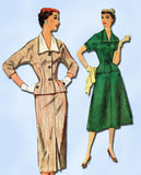 1950s Vintage Simplicity Sewing Pattern 4963 Uncut Misses Midcentury Suit Sz 12