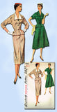 1950s Vintage Simplicity Sewing Pattern 4963 Uncut Misses Midcentury Suit Sz 12