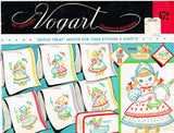 1950s Vintage Vogart Embroidery Transfer 672 Uncut DOW Dutch Girl Tea Towels