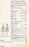 1950s Vintage Vogue Sewing Pattern 1638 Teen Girls Sun Dress & Topper Sz 10 30B