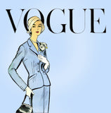 1950s Vintage Vogue Sewing Pattern 9194 Stunning Misses Slender Suit Sz 36 Bust