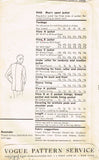 1950s Vintage Vogue Sewing Pattern 9445 Men's Sports Coat or Jacket Sz 38 Chest